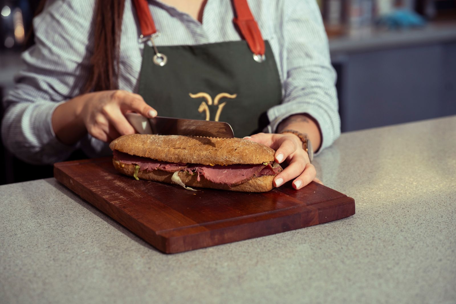 Vers gesneden baguette